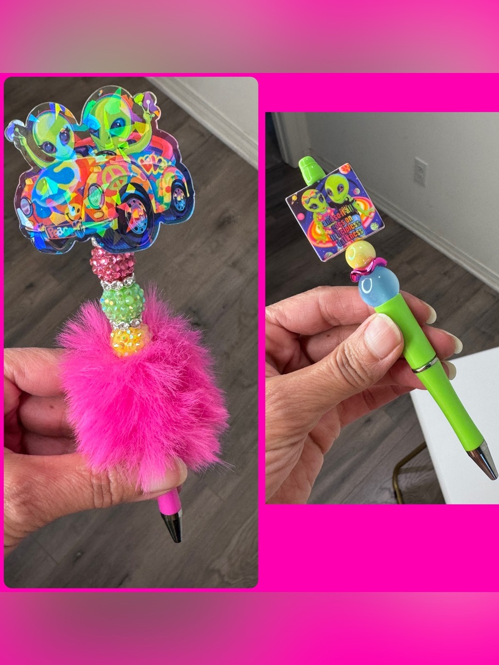 Lisa Frank Two Zorbit and Zoomer penS